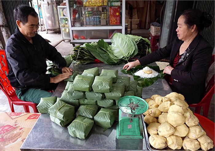 10 điều cần biết về bánh chưng Bờ Đậu - Đặc sản Thái Nguyên